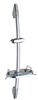 ABS shower holder and wall bracket with steel sliding rail HY6010