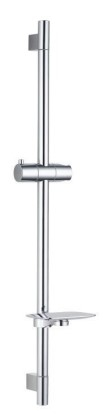 ABS shower holder and wall bracket with steel sliding rail HY6011