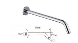 S.S chromed shower arm HYSA2