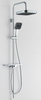 S.S big shower set chromed without mixer HY8015