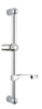 ABS shower holder and wall bracket with steel sliding rail HY6012