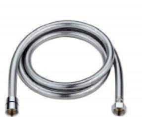 Bright silver color PVC shower hose H-9