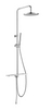 S.S big shower set chromed without mixer HY8012