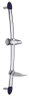 ABS shower holder and wall bracket with steel sliding rail HY6008