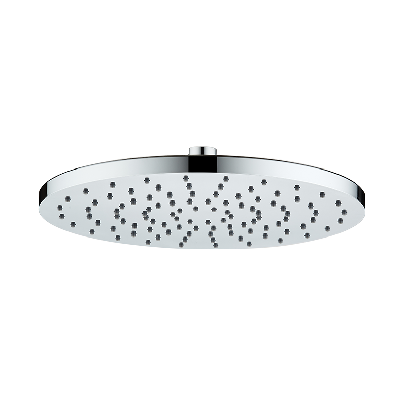 Powerful chromed showerhead with wide spraying range