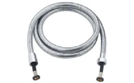 Extra Long Chrome Shower Head Hose with Two Brass Inner Cores
