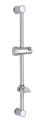 ABS shower holder and wall bracket with steel sliding rail HY6014