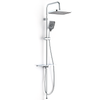 S.S big shower set chromed without mixer HY8014