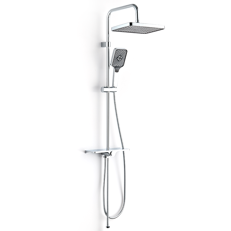 Superior Rain Shower with Hand Shower – Wall Mounted Dual Shower Head System