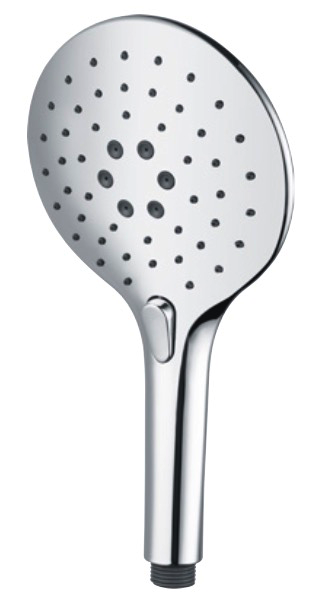 Large surface button type handheld showerhead 