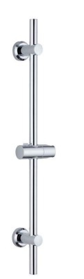 ABS shower holder and wall bracket with steel sliding rail HY6015