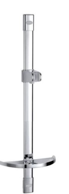 ABS shower holder and wall bracket with steel sliding rail HY6017