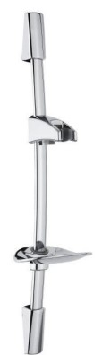 ABS shower holder and wall bracket with steel sliding rail HY6007