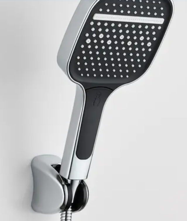 Modern Square Electroplated Shower Handheld Set